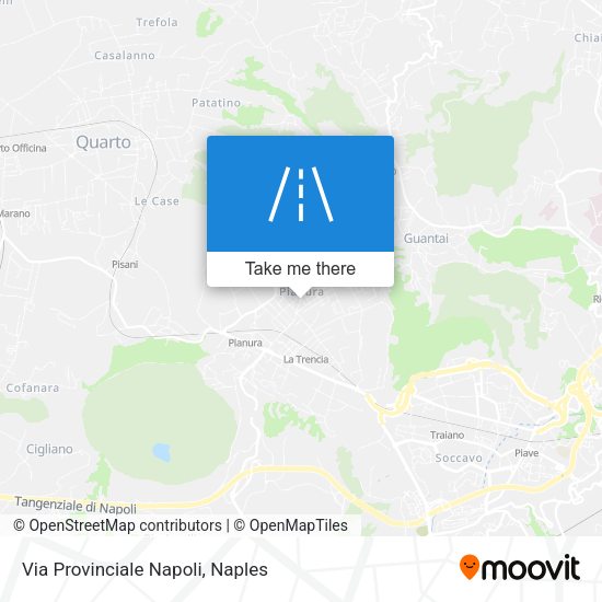 Via Provinciale Napoli map