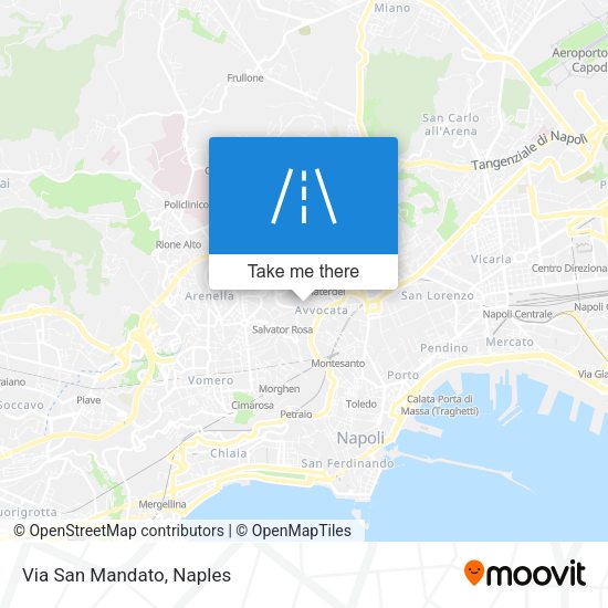 Via San Mandato map