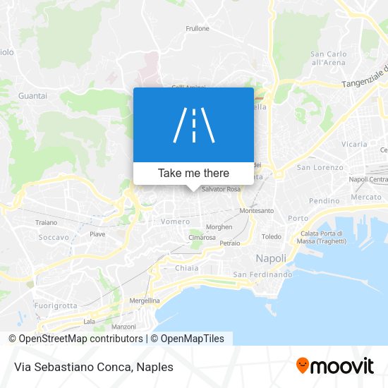 Via Sebastiano Conca map