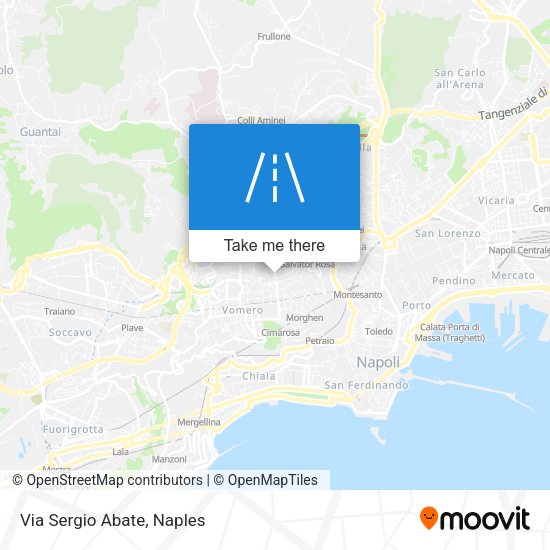 Via Sergio Abate map