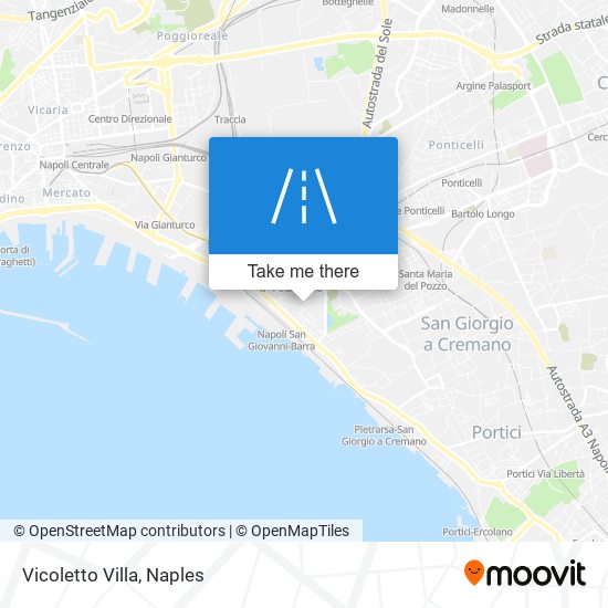 Vicoletto Villa map