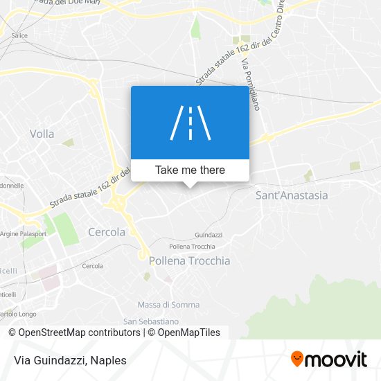 Via Guindazzi map