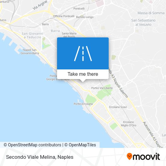 Secondo Viale Melina map