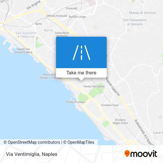 Via Ventimiglia map