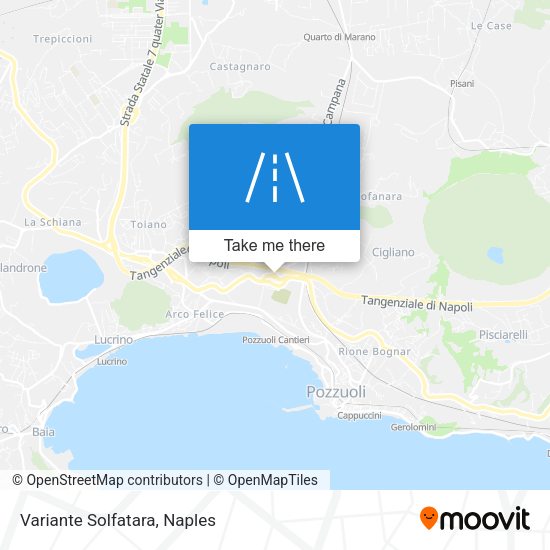 Variante Solfatara map