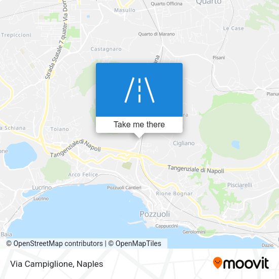 Via Campiglione map