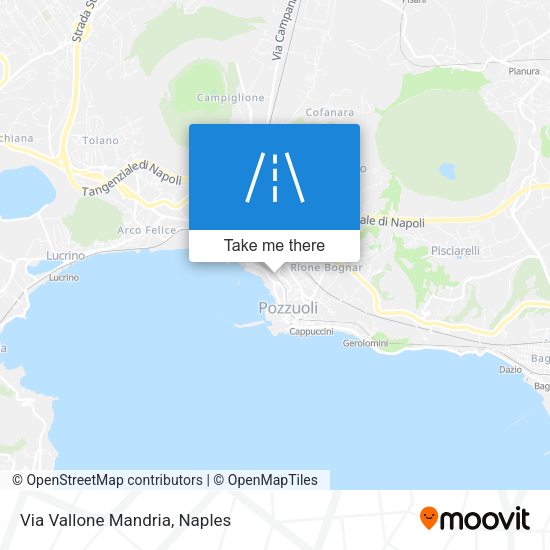 Via Vallone Mandria map