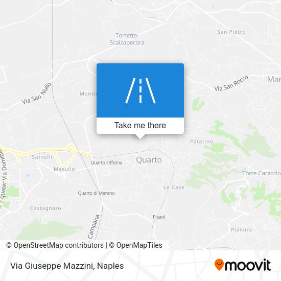 Via Giuseppe Mazzini map