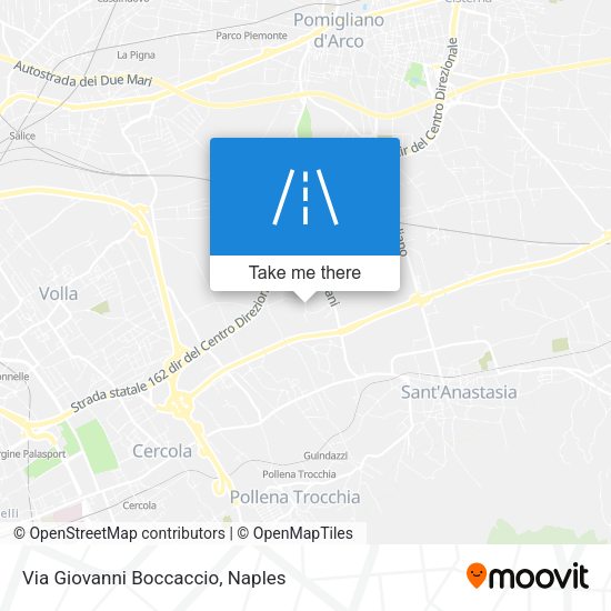 Via Giovanni Boccaccio map