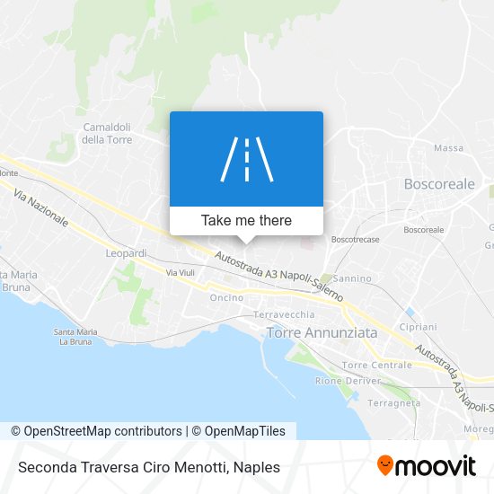 Seconda Traversa Ciro Menotti map