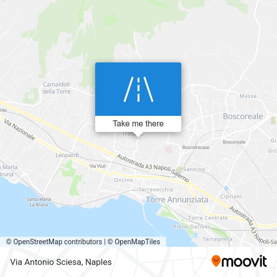 Via Antonio Sciesa map