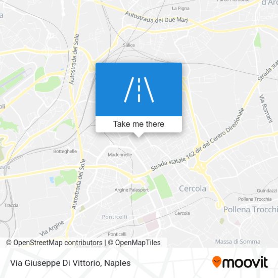 Via Giuseppe Di Vittorio map