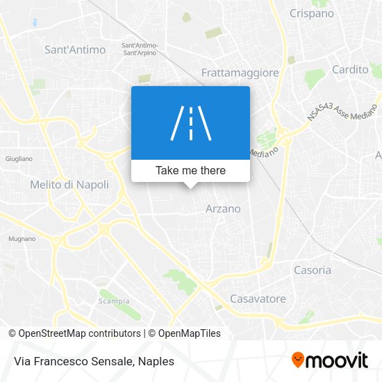 Via Francesco Sensale map
