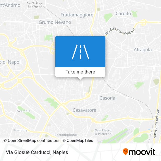 Via Giosuè Carducci map
