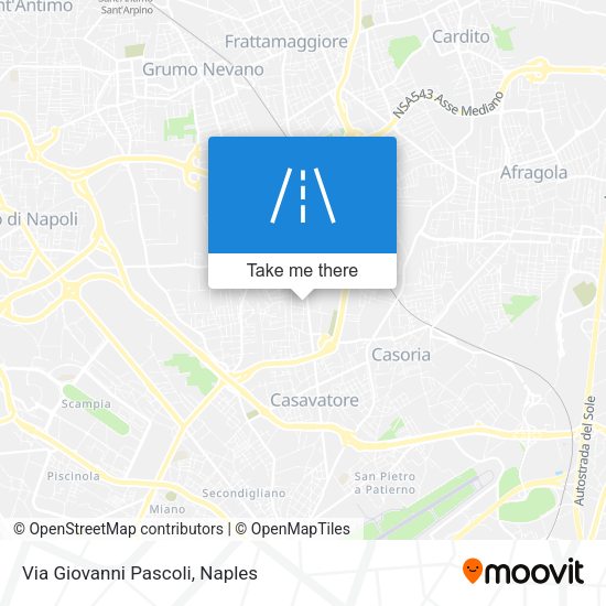 Via Giovanni Pascoli map