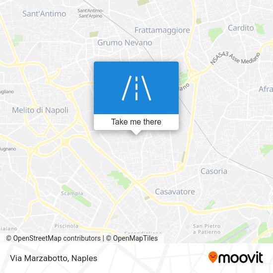Via Marzabotto map