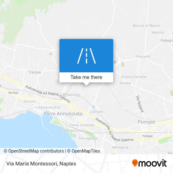 Via Maria Montessori map