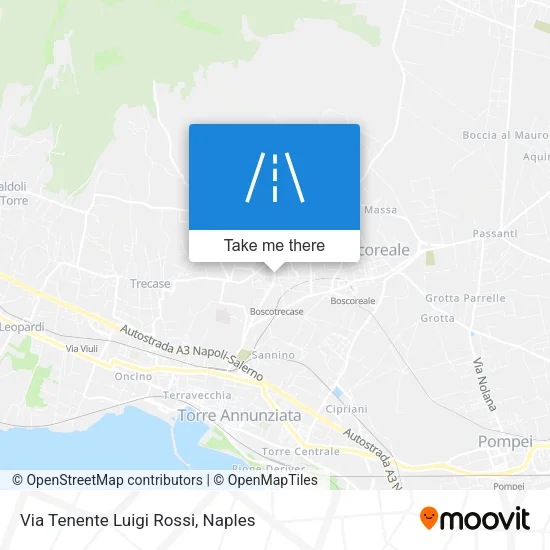 Via Tenente Luigi Rossi map