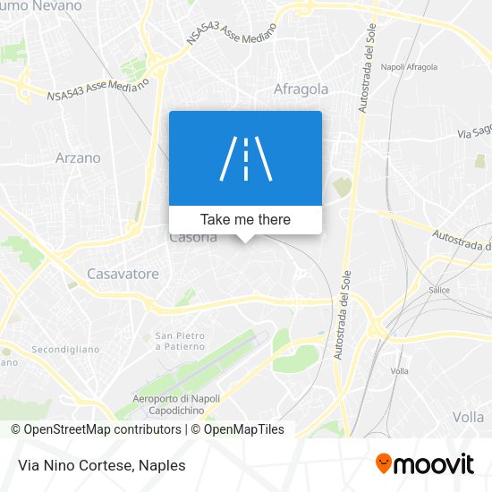 Via Nino Cortese map