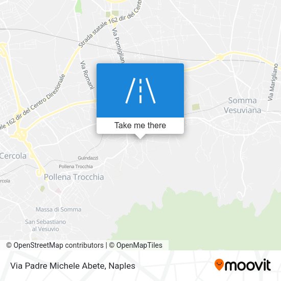 Via Padre Michele Abete map
