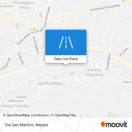 Via San Martino map
