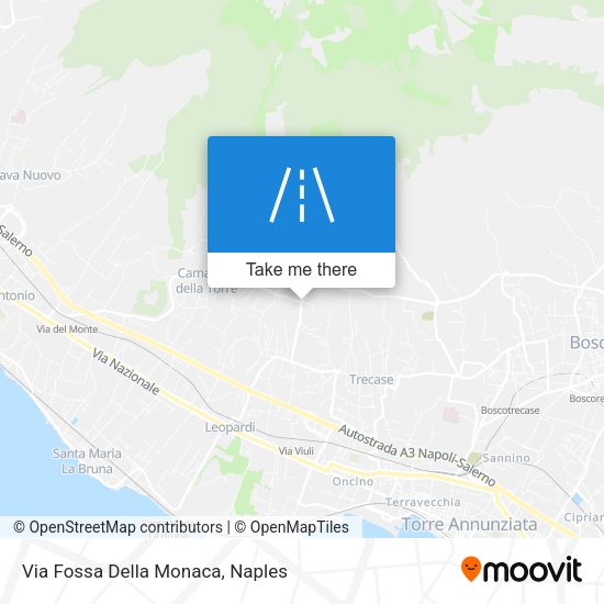 Via Fossa Della Monaca map