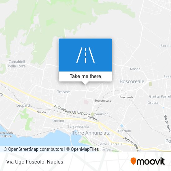 Via Ugo Foscolo map