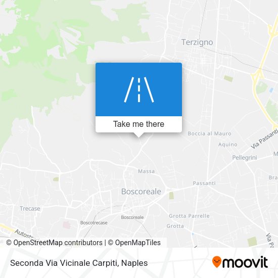 Seconda Via Vicinale Carpiti map