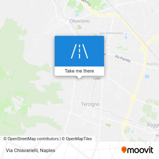 Via Chiavarielli map