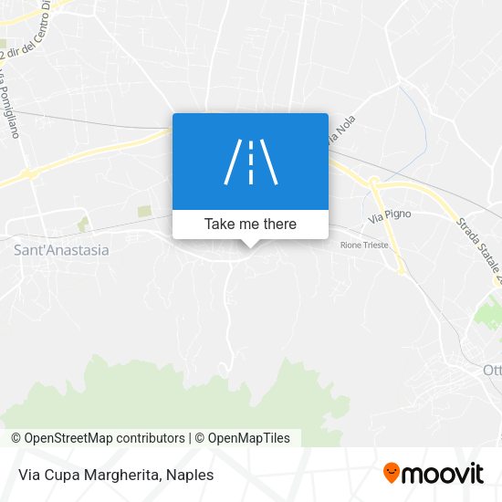 Via Cupa Margherita map