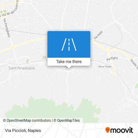 Via Piccioli map