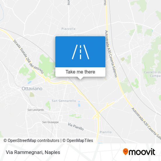 Via Rammegnari map