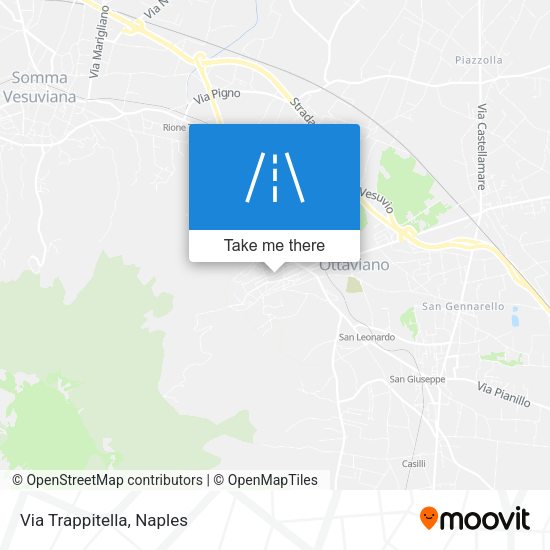 Via Trappitella map