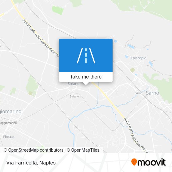 Via Farricella map