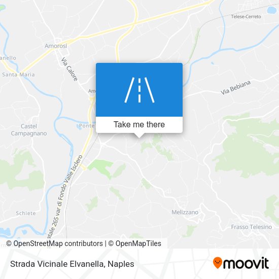 Strada Vicinale Elvanella map