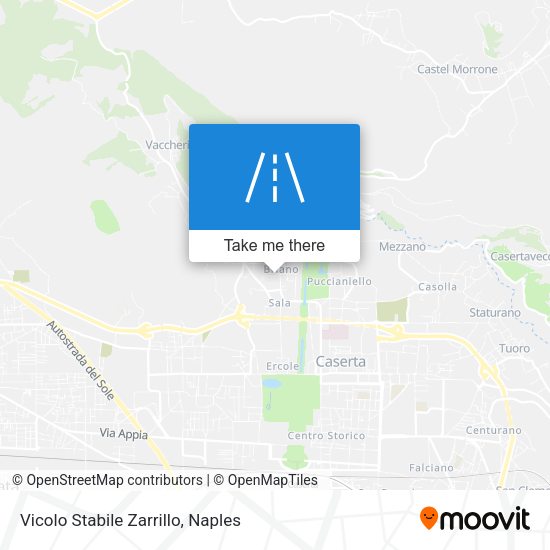 Vicolo Stabile Zarrillo map