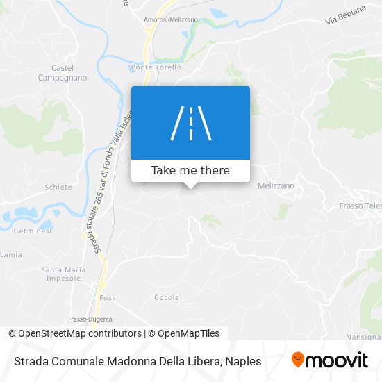 Strada Comunale Madonna Della Libera map