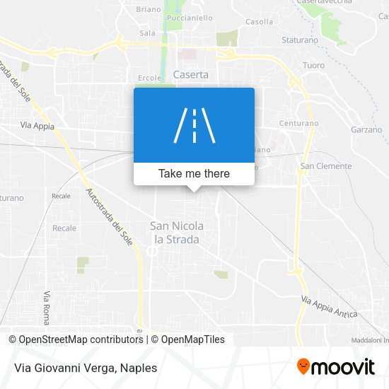Via Giovanni Verga map