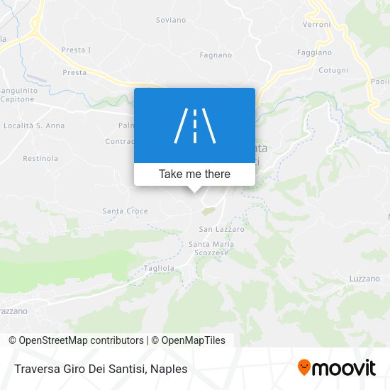 Traversa Giro Dei Santisi map