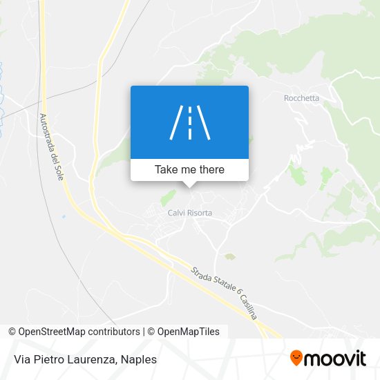 Via Pietro Laurenza map