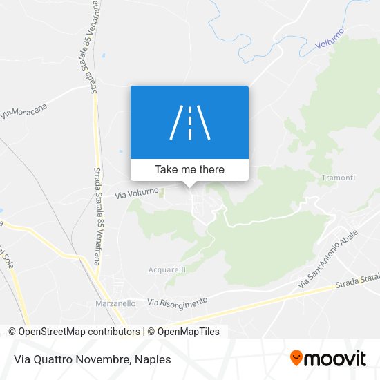 Via Quattro Novembre map