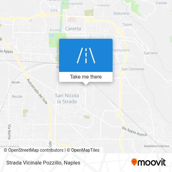 Strada Vicinale Pozzillo map