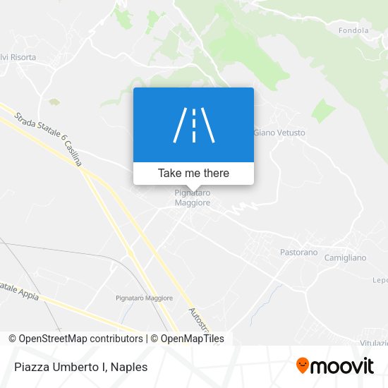 Piazza Umberto I map