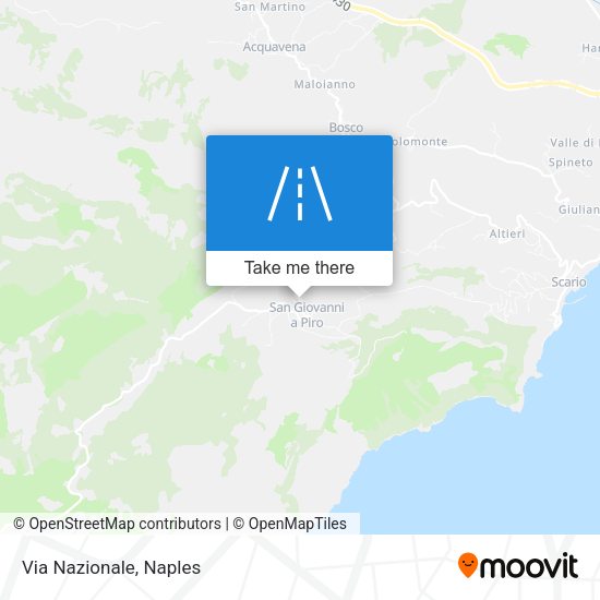 Via Nazionale map