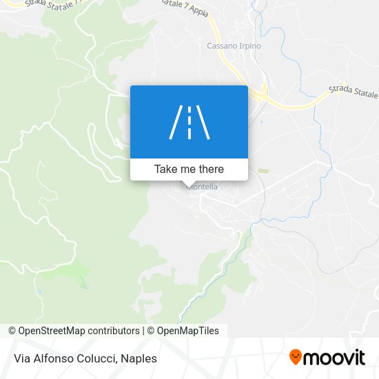 Via Alfonso Colucci map