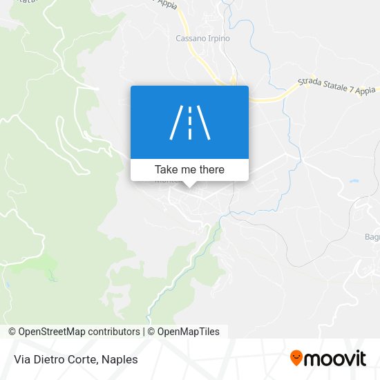 Via Dietro Corte map