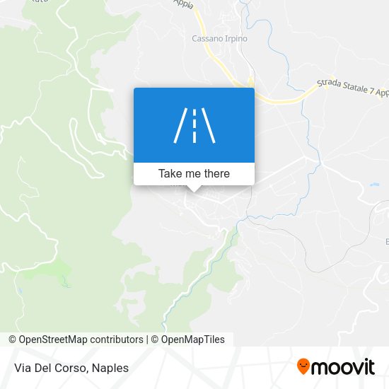 Via Del Corso map