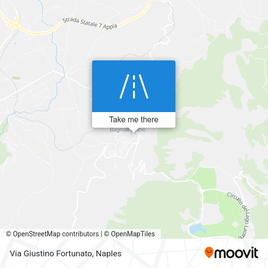 Via Giustino Fortunato map