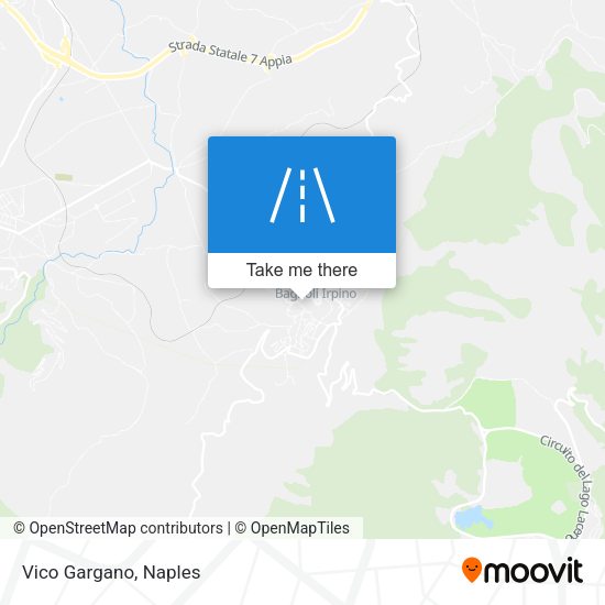 Vico Gargano map