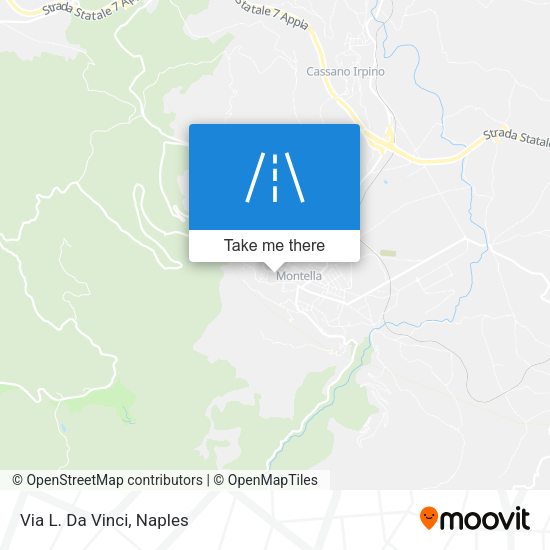 Via L. Da Vinci map
